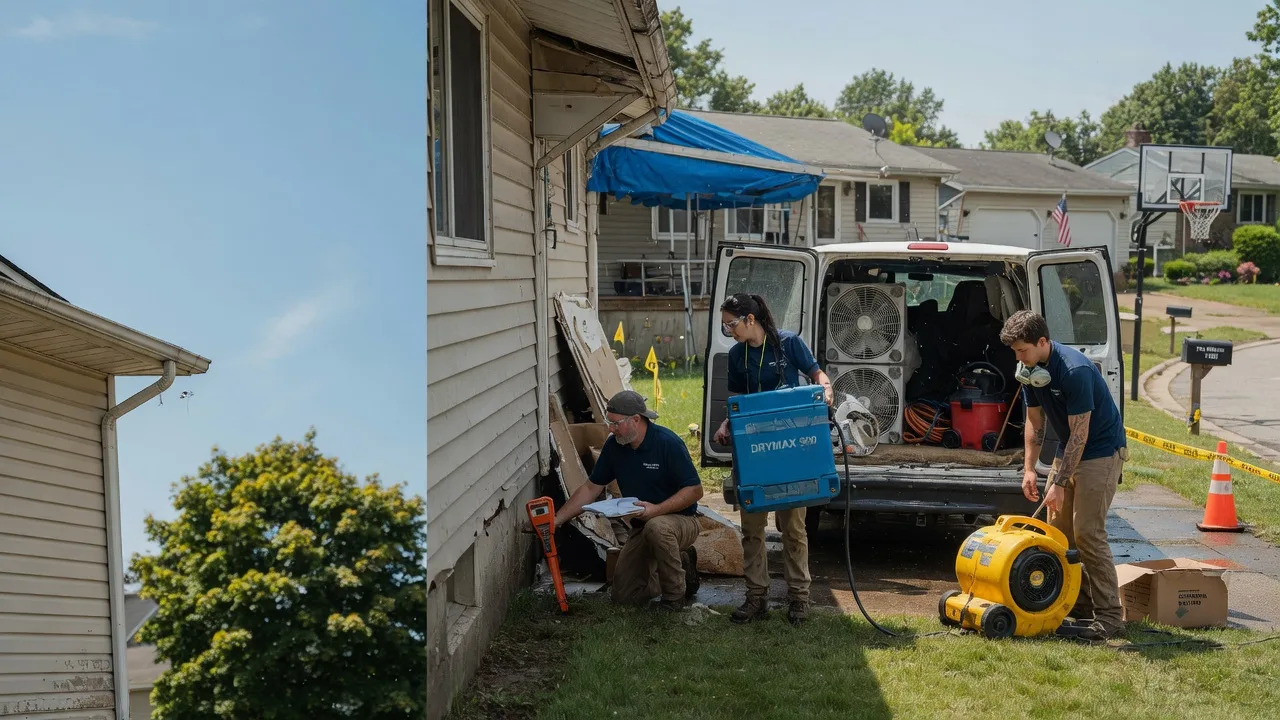 Ceiling Leak Cleanup in Summit Lake, WI near me
