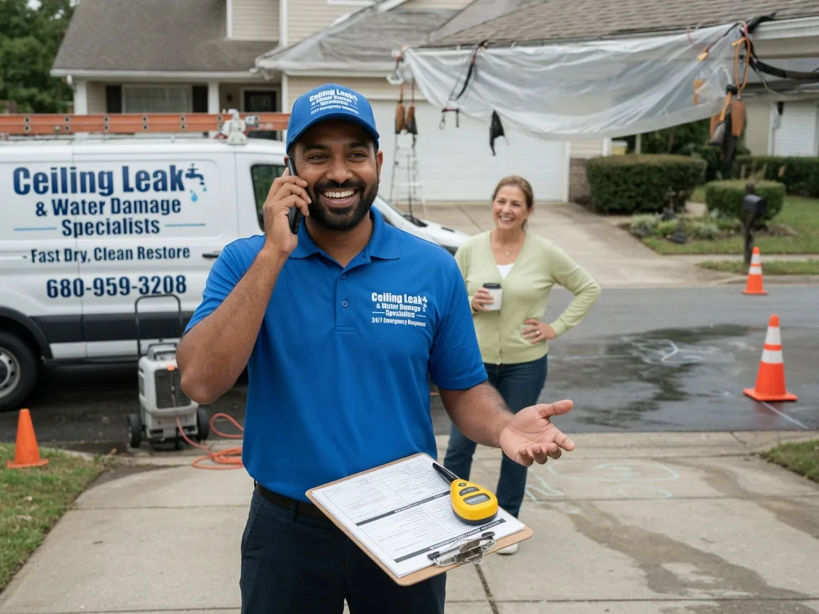 Ceiling Leak Cleanup Summit Lake, WI FAQs